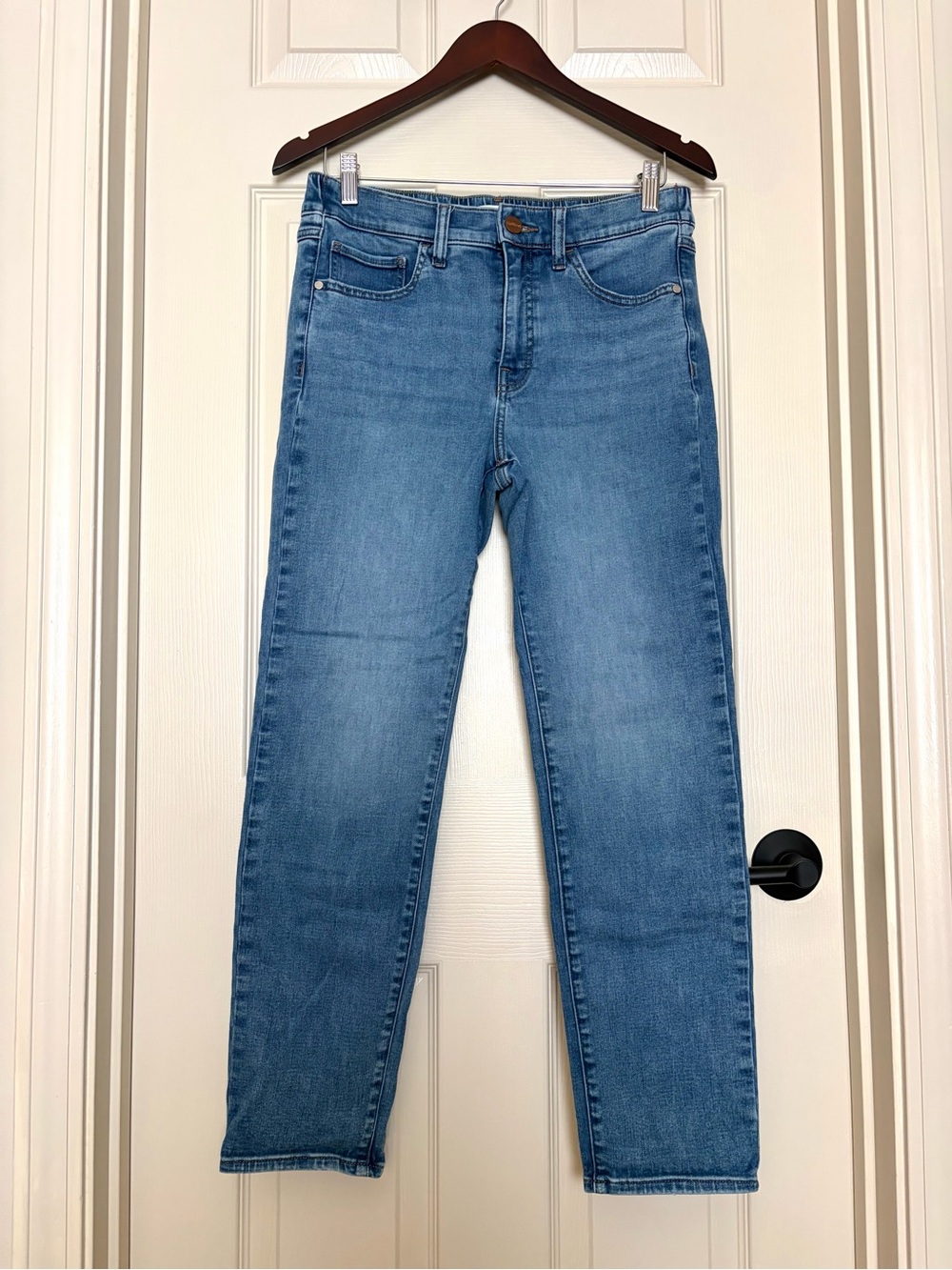 UpWest Straight-Leg Blue Jeans